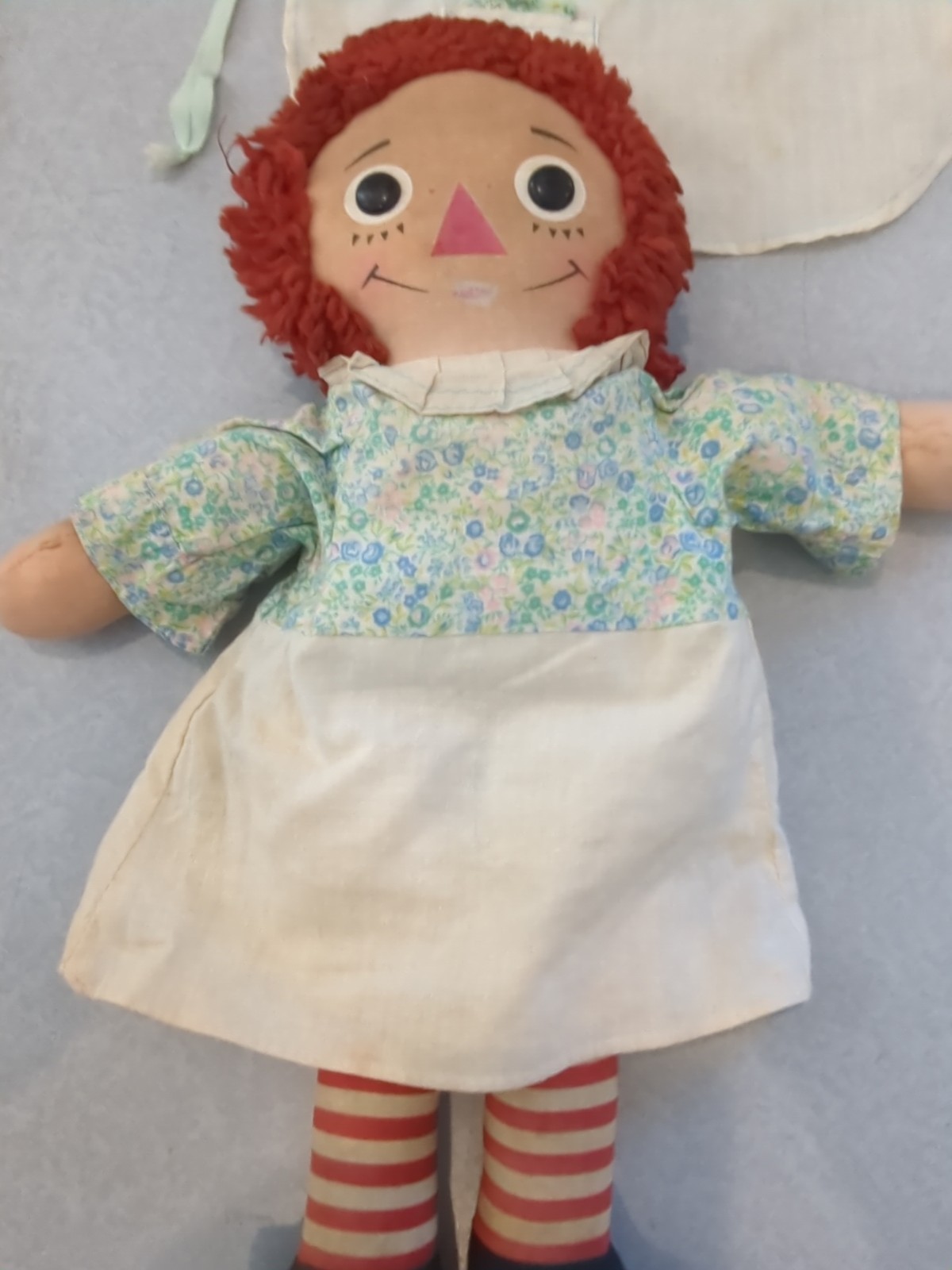 Knickerbocker RAGGEDY ANN 16-inch I Love You Heart Doll Flower on Pocket
