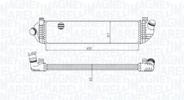 LadeluftküHler FüR Volvo V50 C30 S40 II C70 Cabriolet V40 Cross Country-image