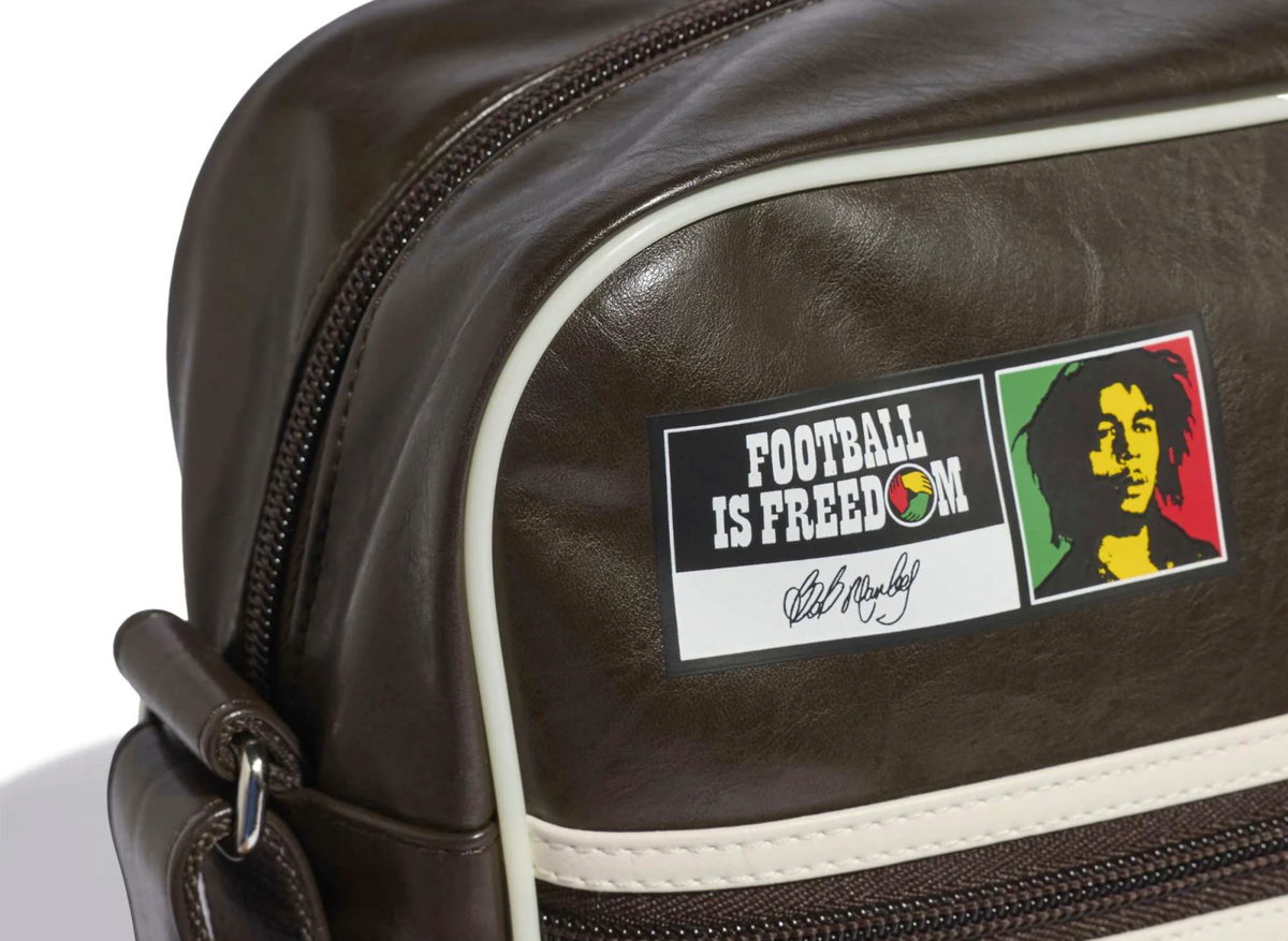 adidas Bob Marley Messenger Bag Brown Retro Originals Classic Logo