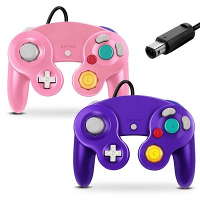 Gamecube Controller, Classic Wired Controller for Wii Nintendo Gamecube (Pink...