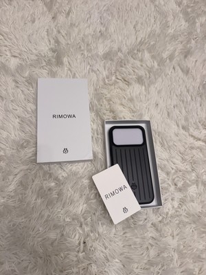 *AUTHENTIC* RIMOWA Aluminum iPhone 17 Promax Case iPhone 17Promax Color:Black