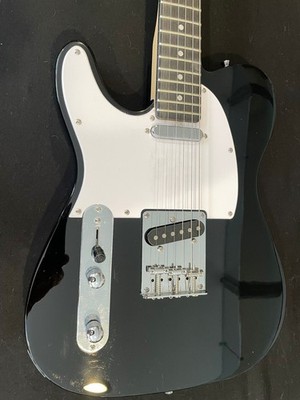 Harley Benton TE-20LH BK 2025 Gloss Black Tele Style Guitar - LEFTY -