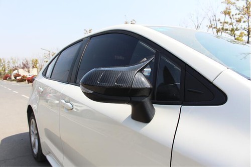 For Toyota Corolla 2019-2020 Carbon Fiber Side Door Rearview Mirror Cover Trim - Picture 7 of 7