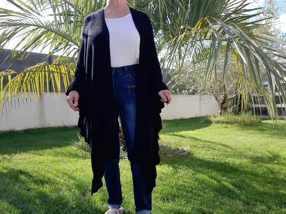 Poncho femme - Photo 3/4