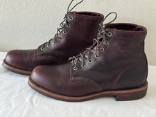 L.L. BEAN Katahdin x CHIPPEWA Engineer Boots - Oxblood Leather - Men’s 12 D