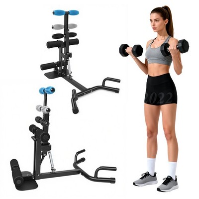 3-IN-1 Deep Squat Workout Machine Adjustable Glutes Trainer Exercise Fitness NEW