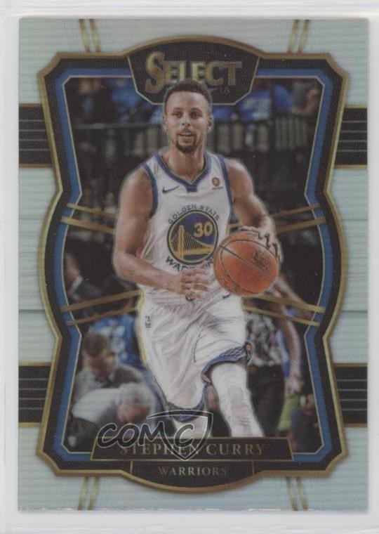 2017-18 Panini Select Premier Level Silver Prizm Stephen Curry #143 o9q