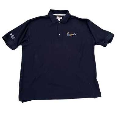 VTG Sun Microsystems & Java Polo Shirt XL Eagle Day Goods Cotton Embroidered