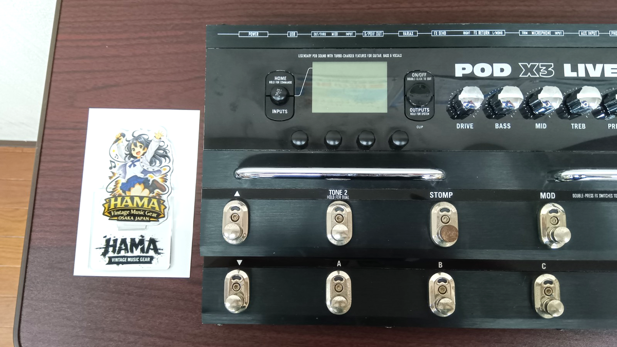 LINE 6 POD X3 Live ギターペダルボード 8月13日動作確認済み Line 6