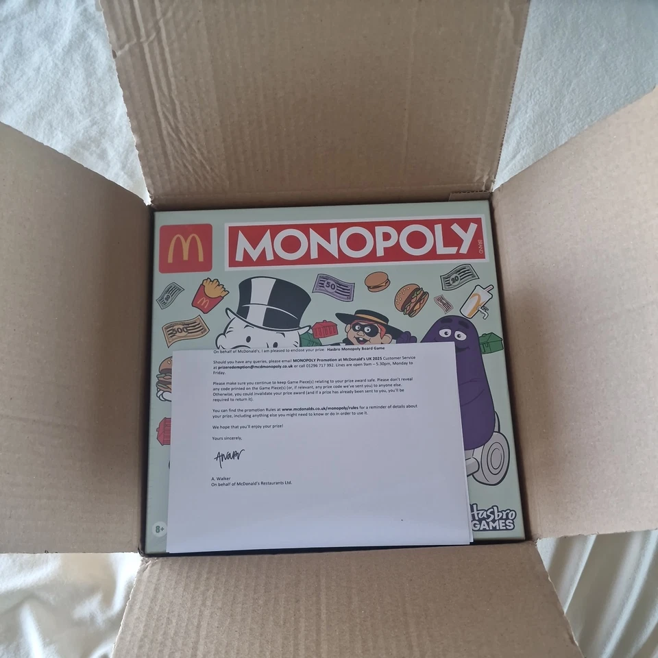 McDonald’s Limited Edition 2025 Monopoly Board Game (New & Sealed) - Image 2 of 4