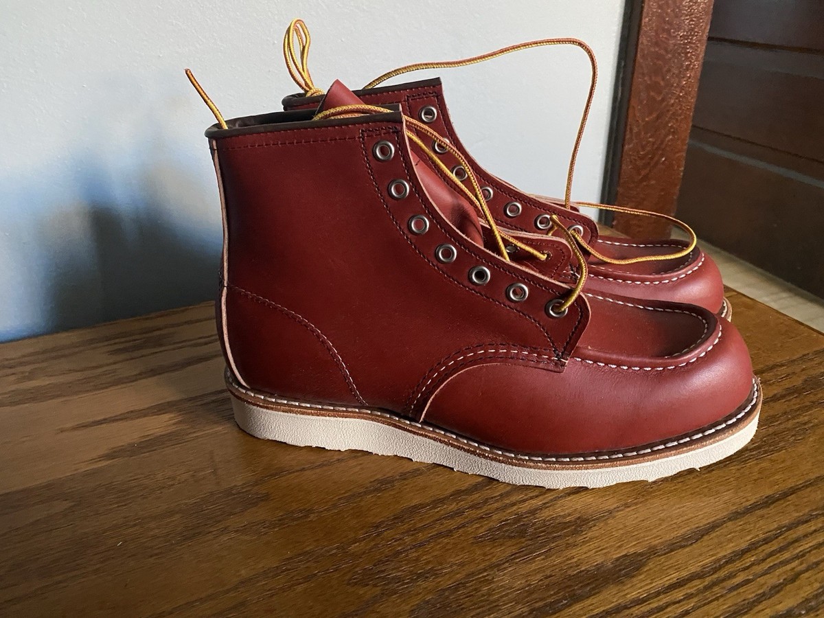 Red Wing Irish Setter 8875 Heritage Moc Toe Boots Classic Red Oro