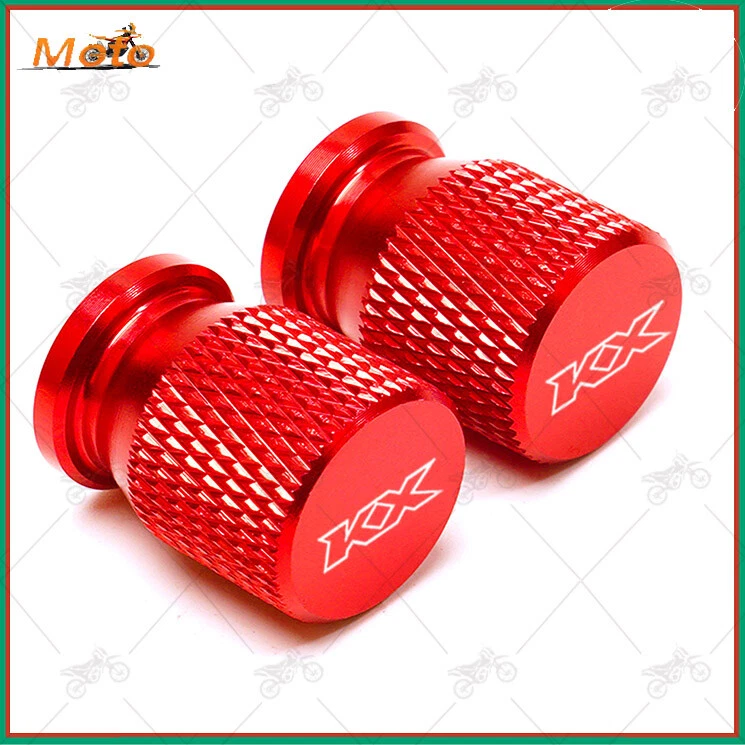 For Kawasaki KX 65 80 85 100 125 250 450 CNC Aluminum Tire Valve Stem Caps NEW - Image 3 of 4