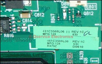 Hitachi JP71991 Main Board M2 (431C3588L06) For CP-RX79 LCD