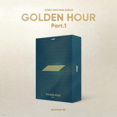 ateez minirecord ユニット golden hour ATEEZ 10th Mini Album [GOLDEN HOUR : Part. 1] 3 ver. Set (ATZ10MN