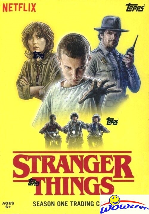 2018 Topps Stranger Things EXCLUSIVE Factory Sealed Blaster Box