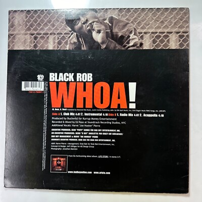 Whoa! Vinyl Record Black Rob Bad Bod Entertainment 12