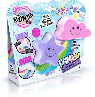 So Bomb Zum Selbermachen - Regenbogenbadebombe 2er-Pack