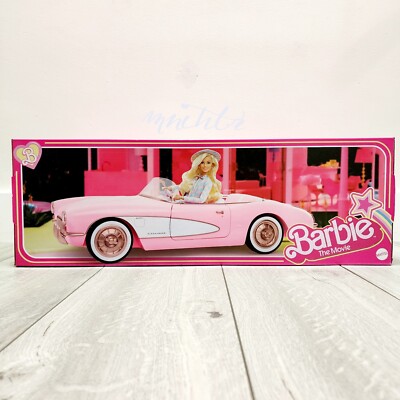 Pink Corvette Convertible Barbie Red Corvette Barbie The Movie