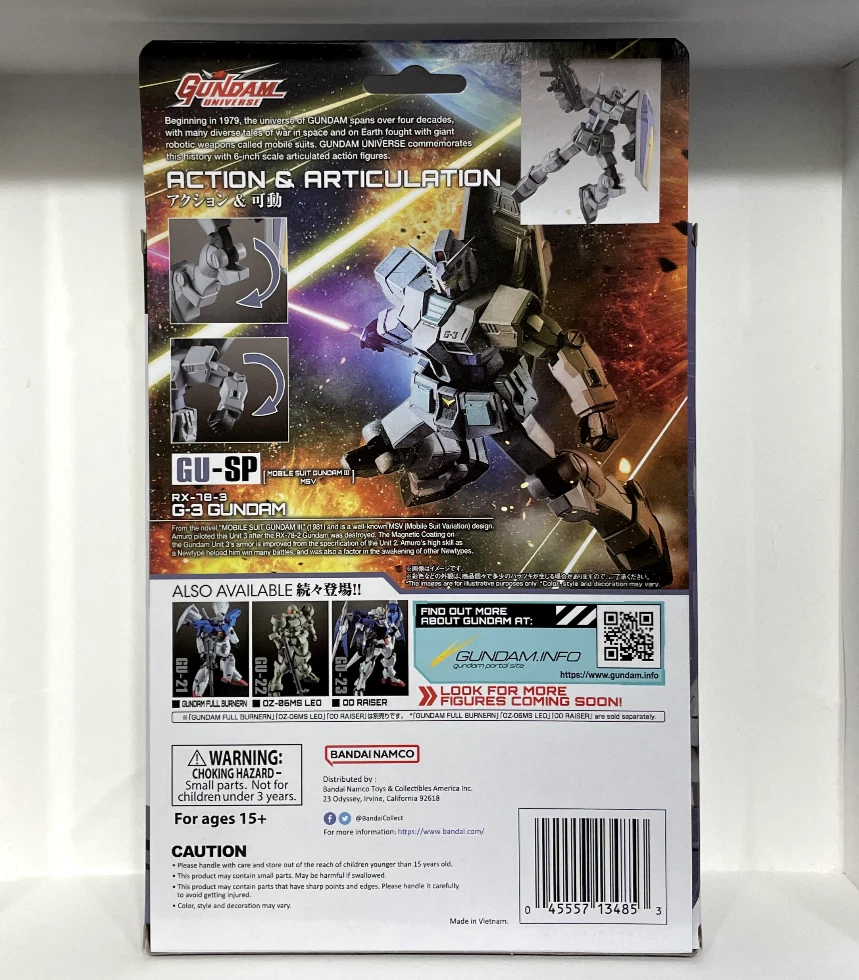 Bandai Gundam Universe RX-78-3 G-3 Gundam (GU-SP) (Target 