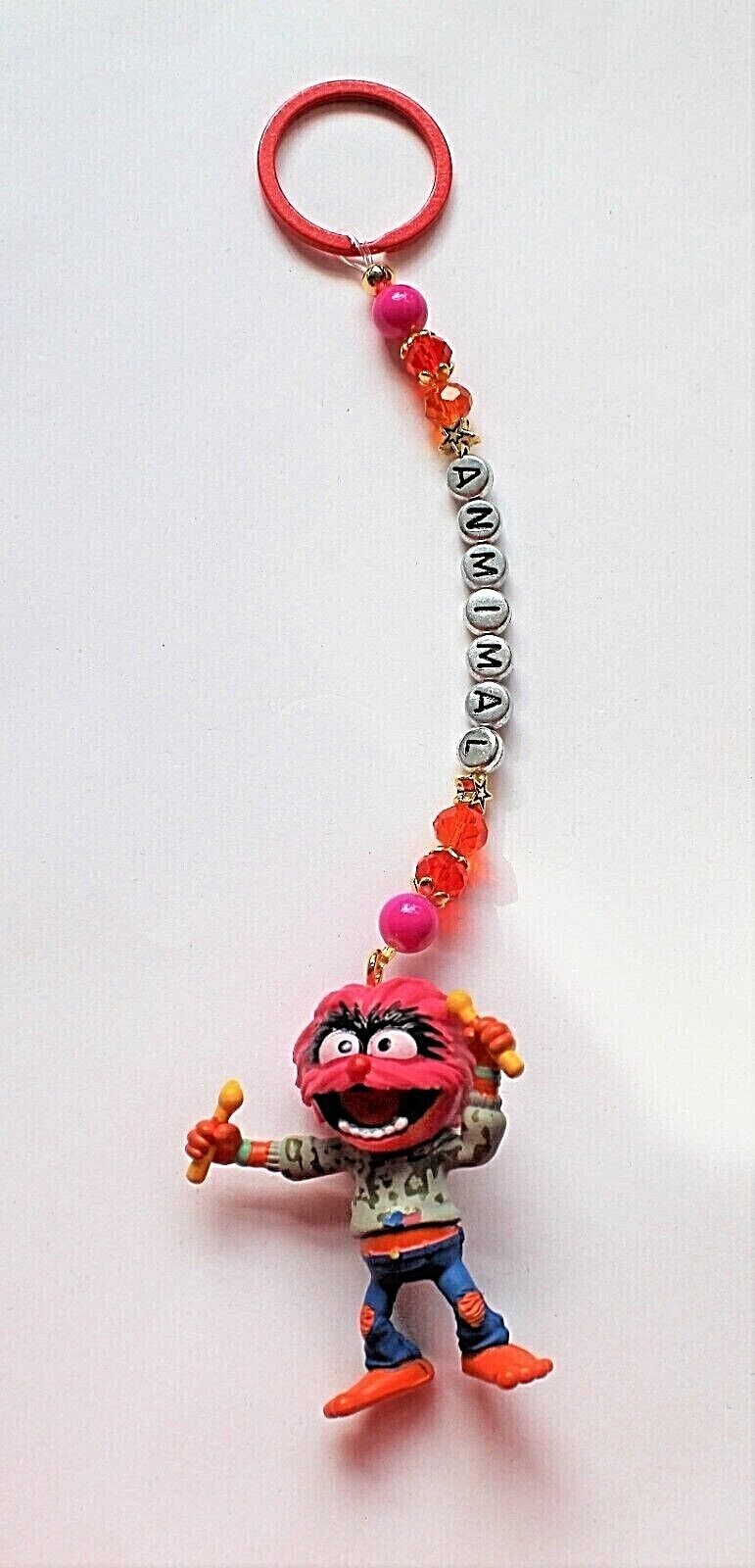 Personalised Muppet / Kermit the Frog Keyring / bag charm (you chose a name) eBay