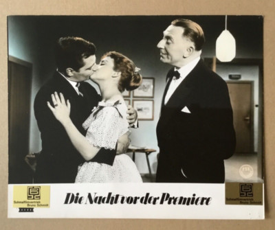Die Nacht vor der Premiere (Kinoaushangfoto '59) - Theo Lingen