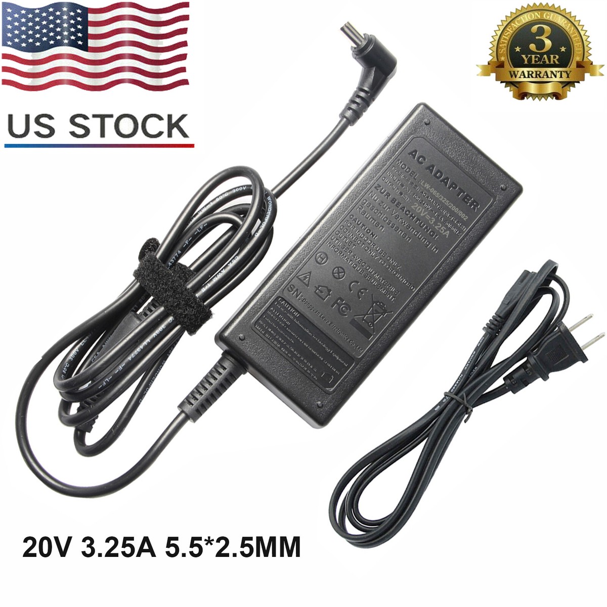 20V 3.25A 65W AC Laptop Adaptador De Corriente Cargador Para Lenovo Thinkpad X1 Carbono Lenovo G400 G500 G505 G405 Yoga 13