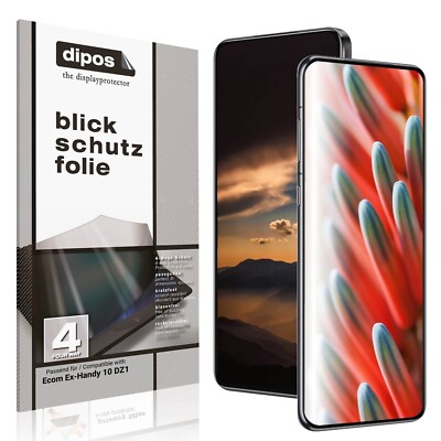 Blickschutzfolie für Ecom Ex-Handy 10 DZ1 matt Schutzfolie Folie Display Schutz