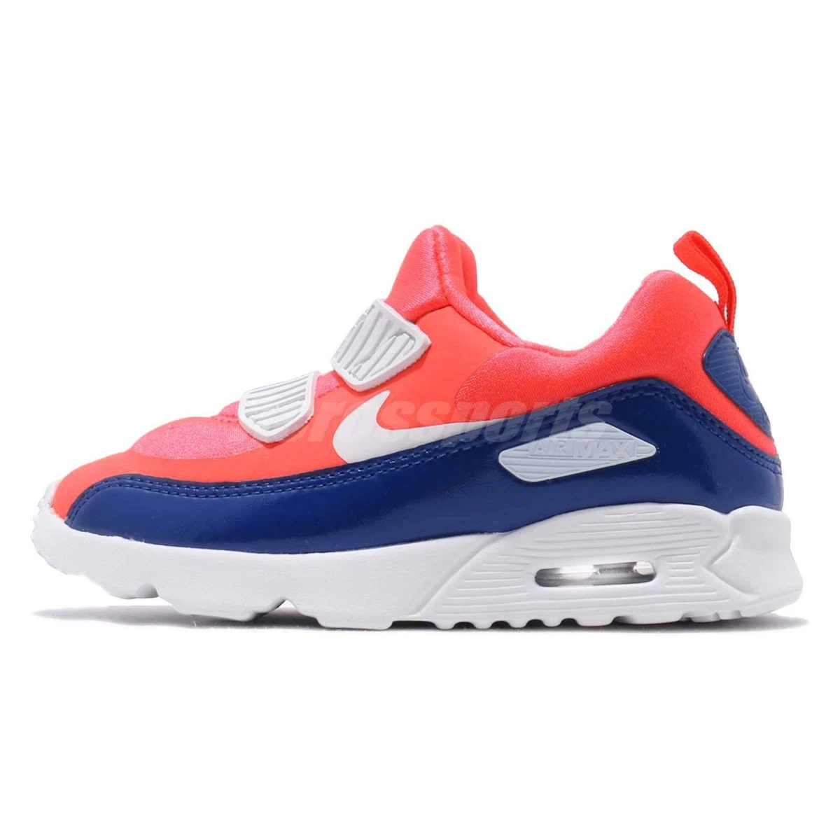 Nike Air Max Tiny 90 TD Bright Crimson Blue White Toddler Infant
