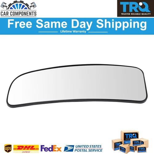TRQ New Lower Tow Mirror Glass RH Side For 2004-2015 Nissan Titan