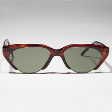 Futuristic Vintage Sunglasses Brown Punk Frame - Hazel