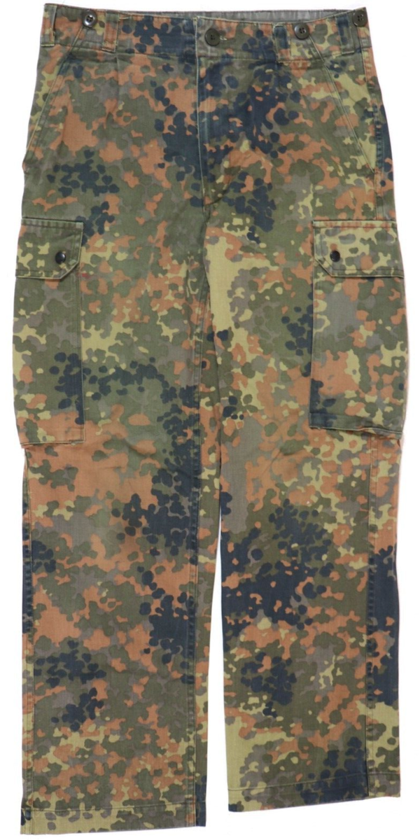 パンツ vintage Germany  Camo Over Pants 1950's West German Bundeswehr Splinter Camo Pants 36” x 29