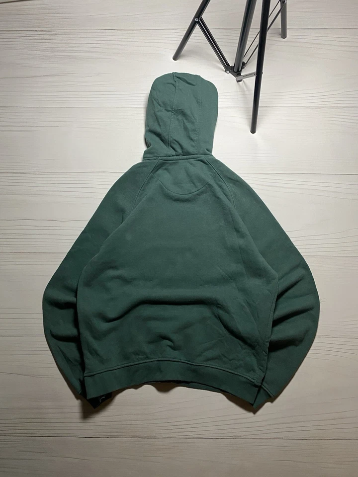 Vintage Folk Embroidered logo design box fit y2k hoodie M Size Man Foto 2 de 4