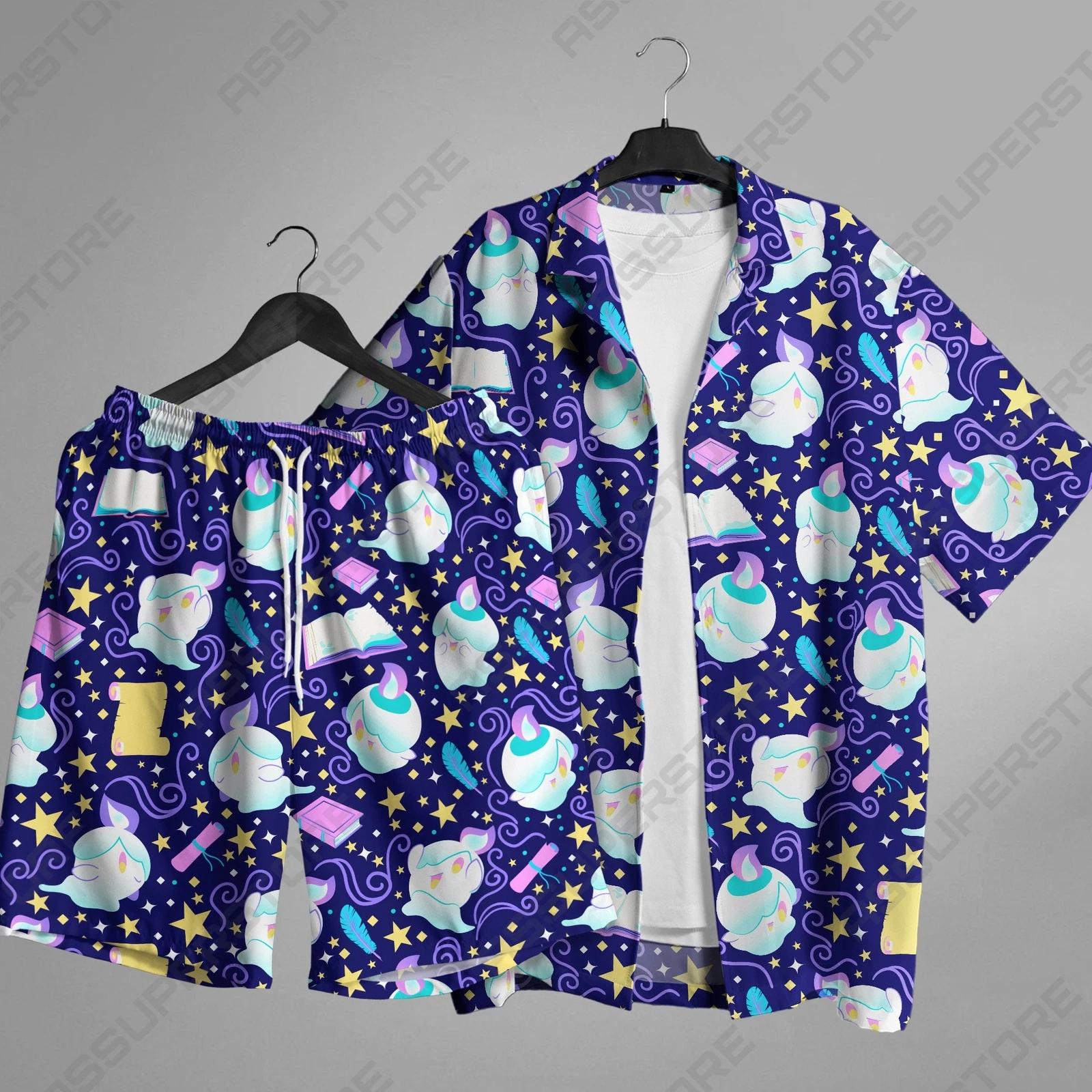 Litwick Hawaiian Button-Up Shirt Tropical Fashion Litwick Shirt Gift
Opens in a new window or tab
