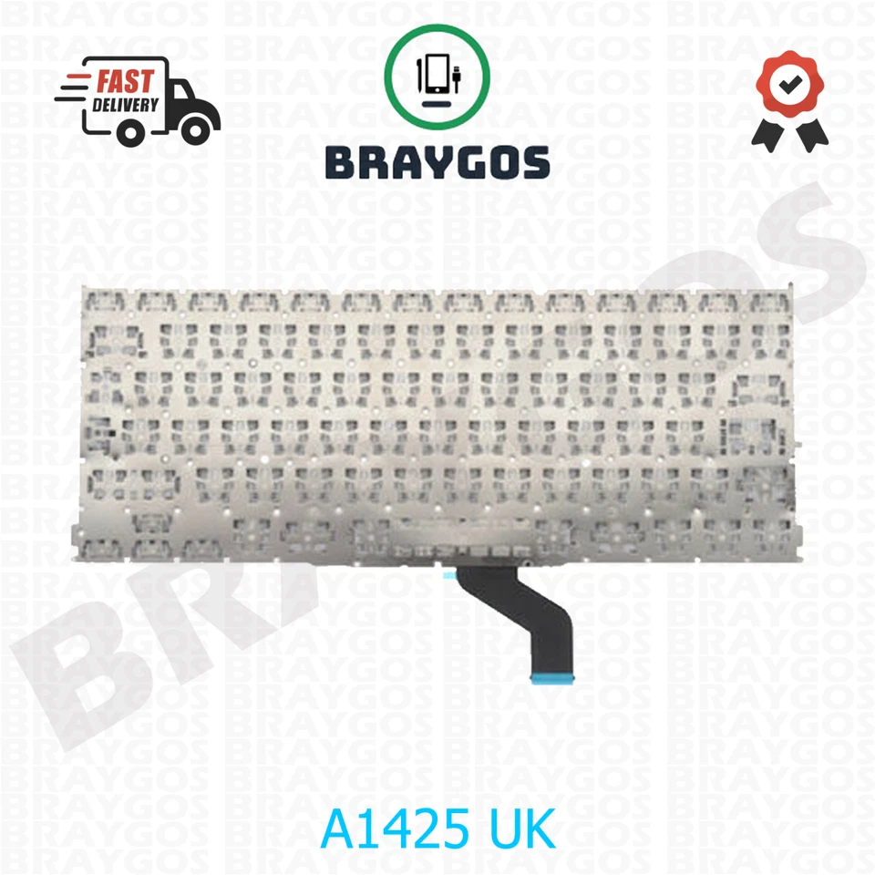 For Apple MacBook Pro 13" Retina A1425 2012 2013 UK Laptop Keyboard Replacement - Image 3 of 3