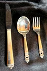 International Sterling Silver Royal Danish Child's Place Setting