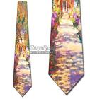 Claude Monet Ties Art Neckties Viale Del Giardino Tie Nature Art Neck Ties