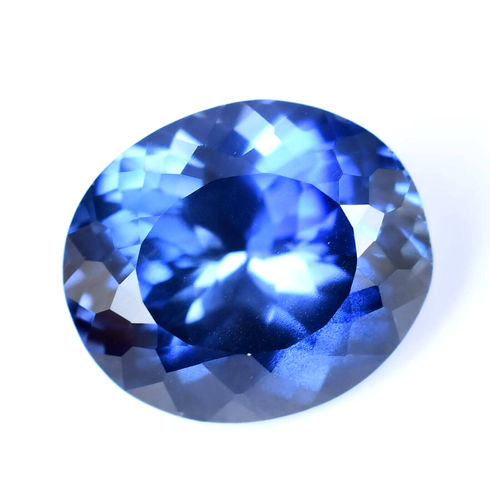 Saphir Bleu Naturel 5.25 Carats - Coupe Ovale - Non Traité - Certifié AGL - NEUF