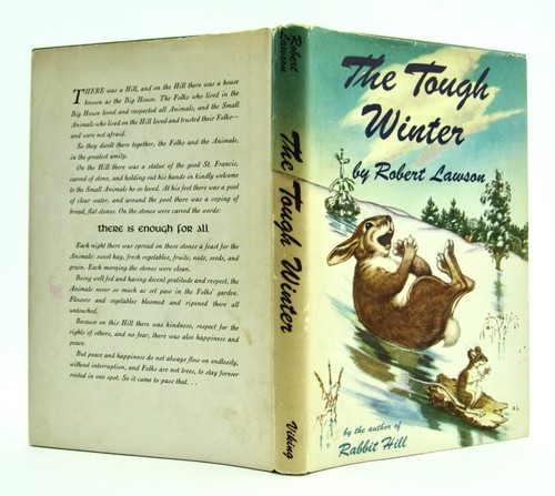 THE TOUGH WINTER Robert Lawson 1954 First Edition 1st Printing HBDJ Near Fine L2 - Picture 3 of 9