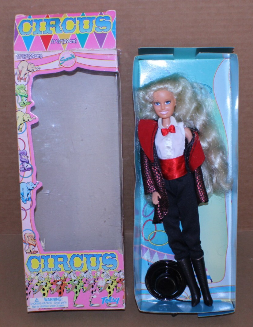 USED / POOR condi. / TOTSY Circus Sandi Doll 11 1/2