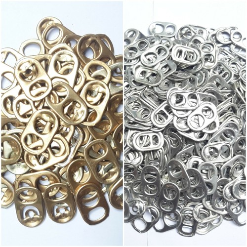 500 Aluminum Pull Tabs COKE BEER TABS TOPS ALUMINUM CAN CHARITY ARTS