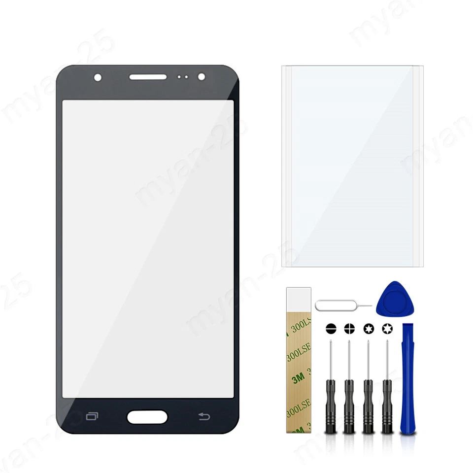 Repuesto de pantalla de lente de vidrio exterior frontal para Samsung Galaxy J5 2016 J510 Foto 4 de 4