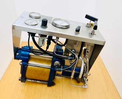 #ad SC Hydraulic Engineering GB 75 Air Driven Gas Booster Pump Ratio 75:1 #8 $2089.05
