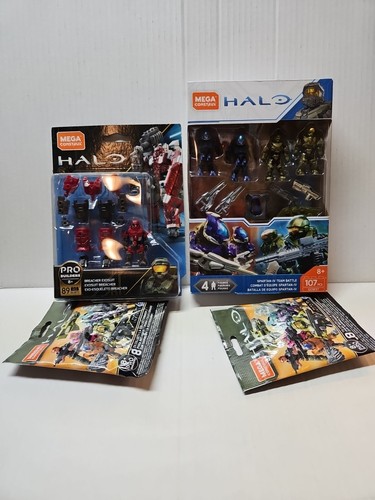 Halo Mega Construx Lot Of 4 Sets. See Description For Names Of Sets