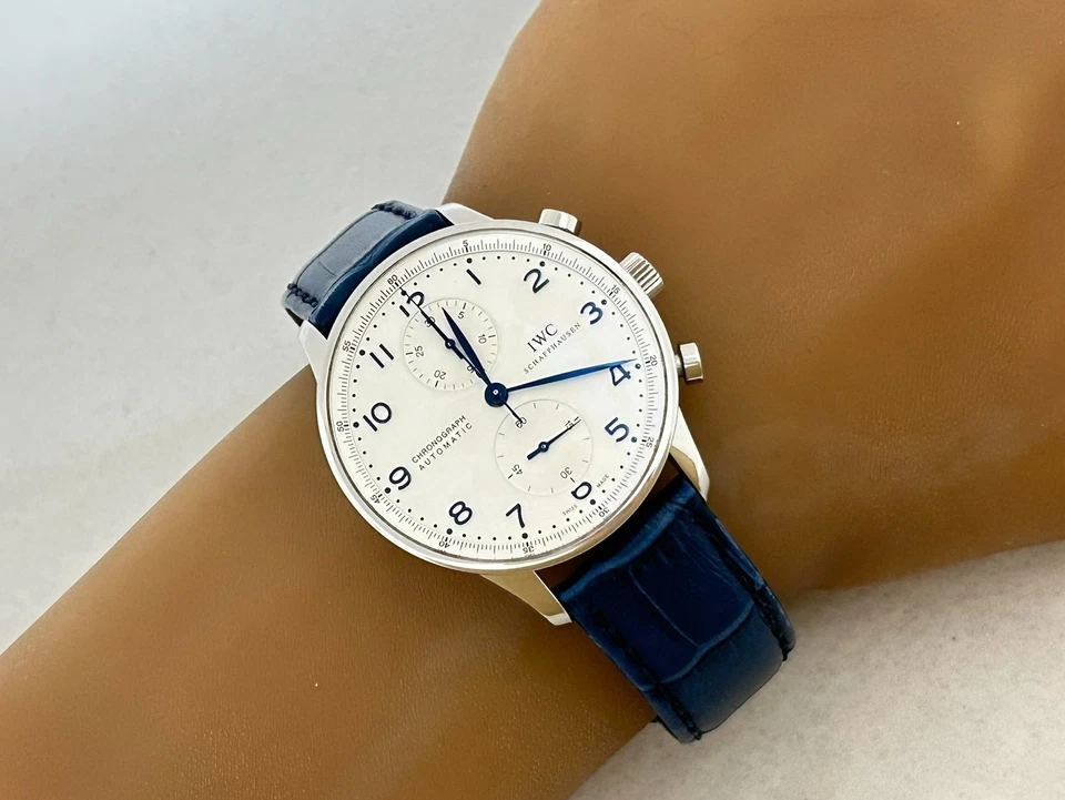 IWC Portugieser Chronograph IW371446 41mm Auto Mens Watch Excellent++ A4796 - Image 2 of 4