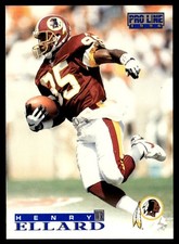 1996 Pro Line Henry Ellard Washington Redskins #105