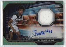2023-24 Chrome OTE Overtime Elite Aqua Refractor 54/99 Jayden Wilkins Auto 10yl