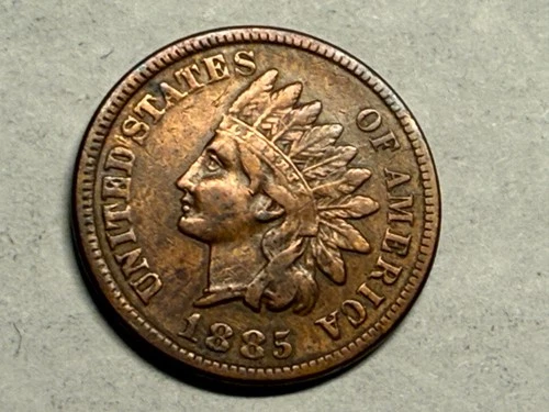 1885 INDIAN HEAD U.S. Cent. VF. #q1