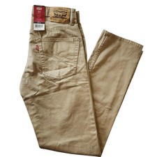 NWT Levi's 511 Slim Fit Boys Kids Youth Khaki tan Pants Size 16, 28x30