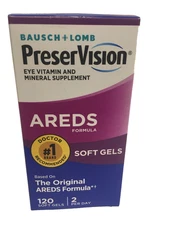 Preser Vision Bausch + Lomb Eye Vitamin Mineral AREDS 120 Soft Gel Dec 2026