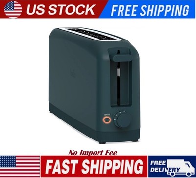 Bella 2-Slice Wide-Slot Slim Toaster, Forest Green